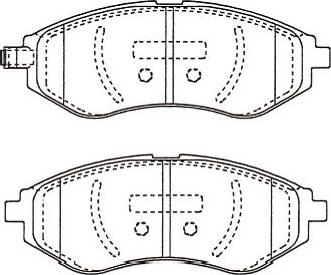 Kavo Parts BP-1021 - Kit de plaquettes de frein, frein à disque cwaw.fr