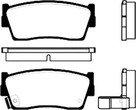 Kavo Parts BP-8505 - Kit de plaquettes de frein, frein à disque cwaw.fr