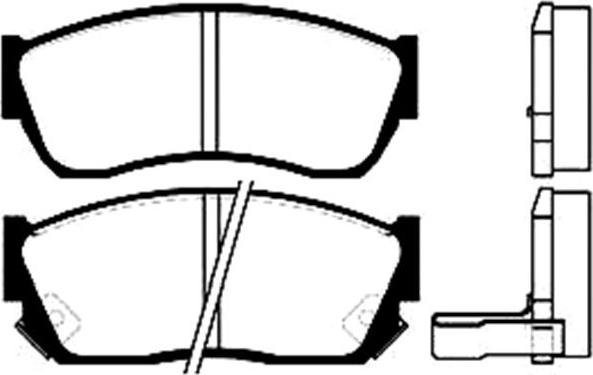 Kavo Parts BP-8506 - Kit de plaquettes de frein, frein à disque cwaw.fr