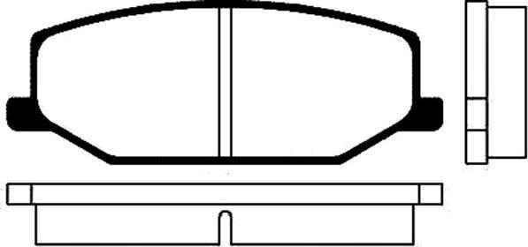 Kavo Parts BP-8501 - Kit de plaquettes de frein, frein à disque cwaw.fr