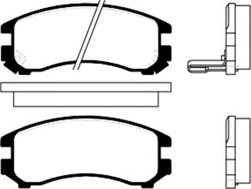 Kavo Parts BP-8503 - Kit de plaquettes de frein, frein à disque cwaw.fr