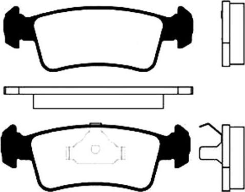 Kavo Parts BP-8507 - Kit de plaquettes de frein, frein à disque cwaw.fr