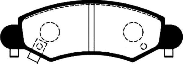 Kavo Parts BP-8517 - Kit de plaquettes de frein, frein à disque cwaw.fr