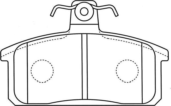 Kavo Parts BP-8530 - Kit de plaquettes de frein, frein à disque cwaw.fr