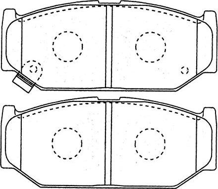 Kavo Parts BP-8531 - Kit de plaquettes de frein, frein à disque cwaw.fr