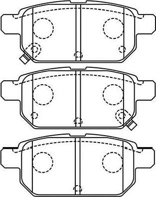 Kavo Parts BP-8532 - Kit de plaquettes de frein, frein à disque cwaw.fr