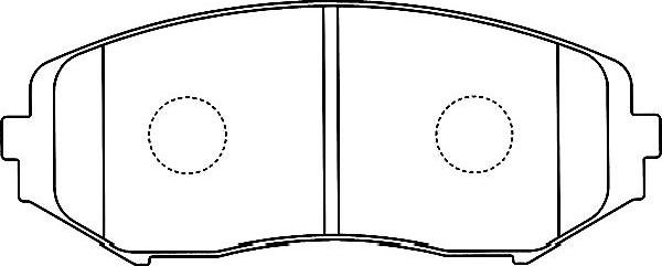 Kavo Parts BP-8528 - Kit de plaquettes de frein, frein à disque cwaw.fr