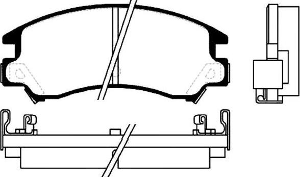 Lemförder 26401 - Kit de plaquettes de frein, frein à disque cwaw.fr