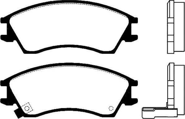 Kavo Parts BP-8007 - Kit de plaquettes de frein, frein à disque cwaw.fr