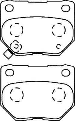 Kavo Parts BP-8015 - Kit de plaquettes de frein, frein à disque cwaw.fr