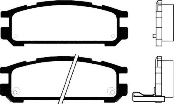 BENDIX 572197 - Kit de plaquettes de frein, frein à disque cwaw.fr