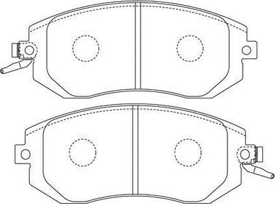 Kavo Parts BP-8024 - Kit de plaquettes de frein, frein à disque cwaw.fr