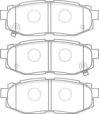 Kavo Parts BP-8023 - Kit de plaquettes de frein, frein à disque cwaw.fr