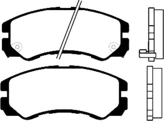 Kavo Parts BP-3501 - Kit de plaquettes de frein, frein à disque cwaw.fr