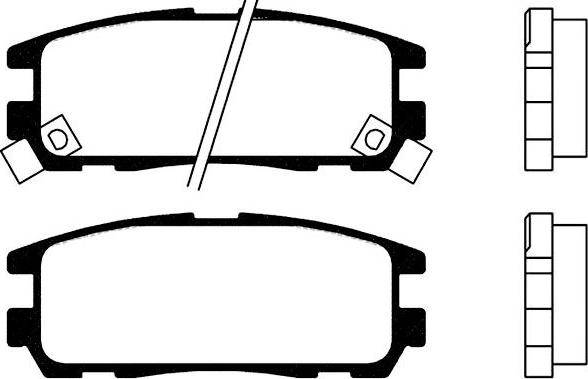 Kavo Parts BP-3503 - Kit de plaquettes de frein, frein à disque cwaw.fr