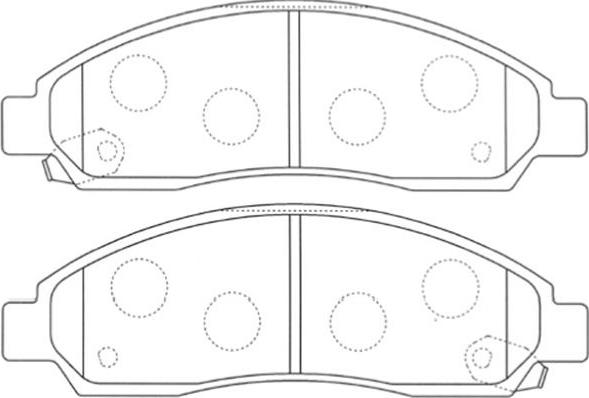 Kavo Parts BP-3515 - Kit de plaquettes de frein, frein à disque cwaw.fr