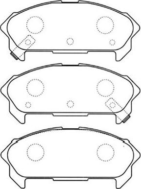 Kavo Parts BP-3511 - Kit de plaquettes de frein, frein à disque cwaw.fr