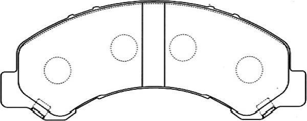 Kavo Parts BP-3512 - Kit de plaquettes de frein, frein à disque cwaw.fr