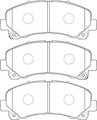 Kavo Parts BP-3517 - Kit de plaquettes de frein, frein à disque cwaw.fr