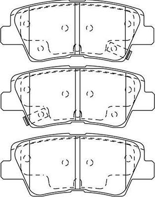 Kavo Parts BP-3044 - Kit de plaquettes de frein, frein à disque cwaw.fr