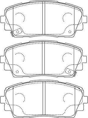 Kavo Parts BP-3045 - Kit de plaquettes de frein, frein à disque cwaw.fr