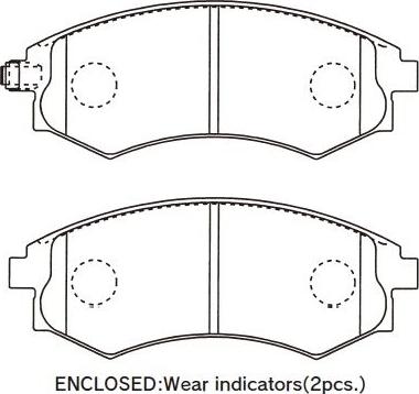 Kavo Parts BP-3041 - Kit de plaquettes de frein, frein à disque cwaw.fr