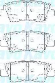 Mobis 583020AA10 - Kit de plaquettes de frein, frein à disque cwaw.fr