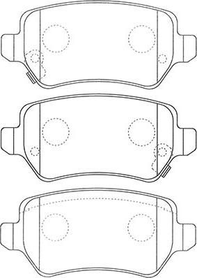 Kavo Parts BP-3042 - Kit de plaquettes de frein, frein à disque cwaw.fr