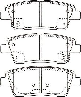 Kavo Parts BP-3055 - Kit de plaquettes de frein, frein à disque cwaw.fr