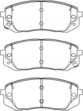 Kavo Parts BP-3056 - Kit de plaquettes de frein, frein à disque cwaw.fr