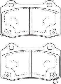 Kavo Parts BP-3050 - Kit de plaquettes de frein, frein à disque cwaw.fr