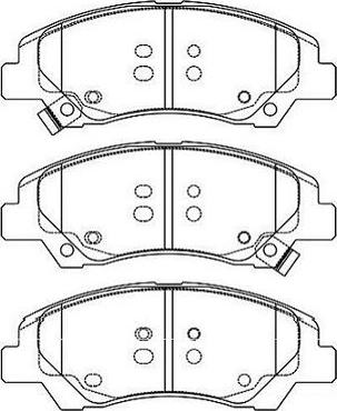 Kavo Parts BP-3052 - Kit de plaquettes de frein, frein à disque cwaw.fr