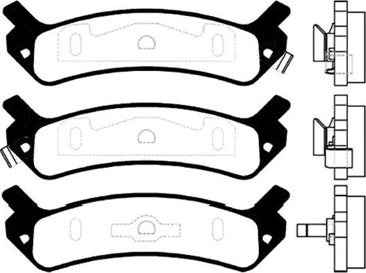 Kavo Parts BP-3009 - Kit de plaquettes de frein, frein à disque cwaw.fr