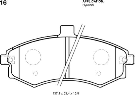 Kavo Parts BP-3016 - Kit de plaquettes de frein, frein à disque cwaw.fr