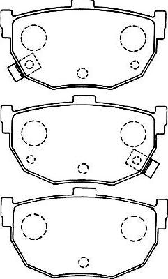 Kavo Parts BP-3017 - Kit de plaquettes de frein, frein à disque cwaw.fr