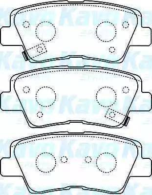 Mobis 583021WA35 - Kit de plaquettes de frein, frein à disque cwaw.fr