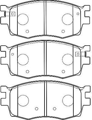 Kavo Parts BP-3031 - Kit de plaquettes de frein, frein à disque cwaw.fr