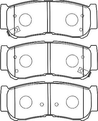 Kavo Parts BP-3033 - Kit de plaquettes de frein, frein à disque cwaw.fr