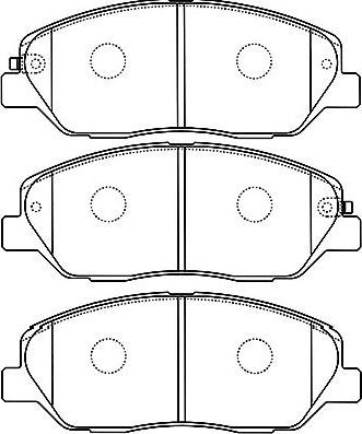 Kavo Parts BP-3032 - Kit de plaquettes de frein, frein à disque cwaw.fr