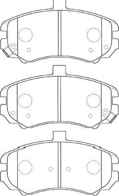 Kavo Parts BP-3037 - Kit de plaquettes de frein, frein à disque cwaw.fr