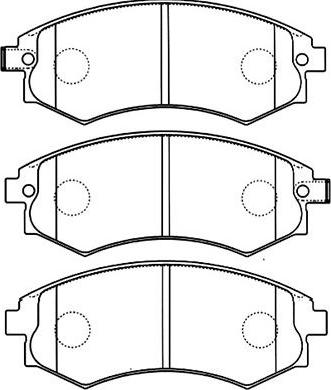 Kavo Parts BP-3025 - Kit de plaquettes de frein, frein à disque cwaw.fr