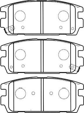 Kavo Parts BP-3022 - Kit de plaquettes de frein, frein à disque cwaw.fr