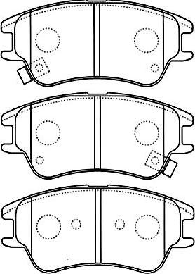 Kavo Parts BP-3027 - Kit de plaquettes de frein, frein à disque cwaw.fr