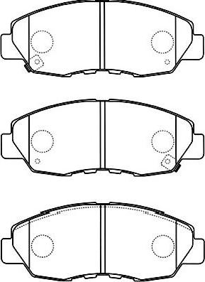 Kavo Parts BP-2049 - Kit de plaquettes de frein, frein à disque cwaw.fr