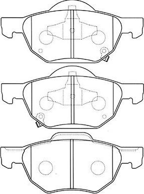 Kavo Parts BP-2045 - Kit de plaquettes de frein, frein à disque cwaw.fr