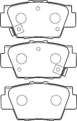 Kavo Parts BP-2040 - Kit de plaquettes de frein, frein à disque cwaw.fr