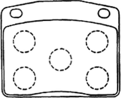 Kavo Parts BP-2048 - Kit de plaquettes de frein, frein à disque cwaw.fr