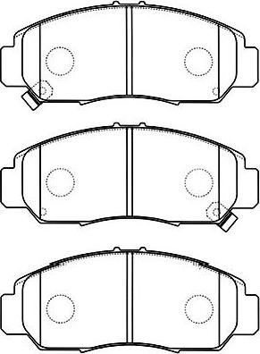 Kavo Parts BP-2047 - Kit de plaquettes de frein, frein à disque cwaw.fr