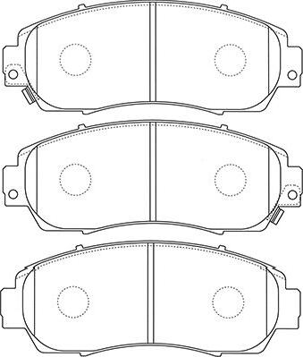 Kavo Parts BP-2059 - Kit de plaquettes de frein, frein à disque cwaw.fr