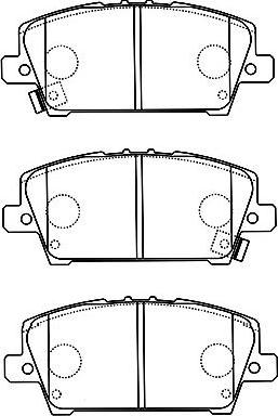 Kavo Parts BP-2050 - Kit de plaquettes de frein, frein à disque cwaw.fr